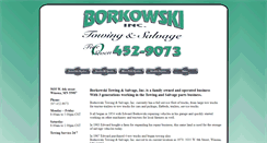 Desktop Screenshot of borkowskitowingandsalvage.com